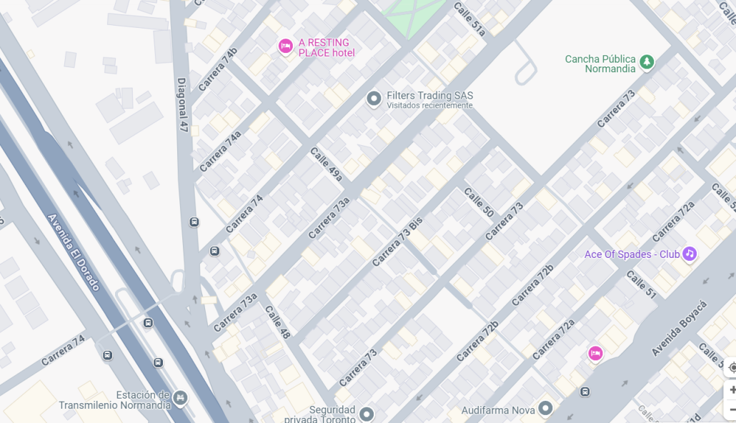 Mapa Google Ub